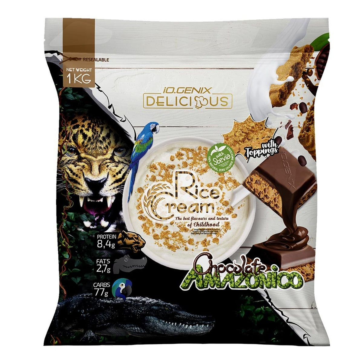 IO Genix Crème de Riz - Chocolat Amazonien