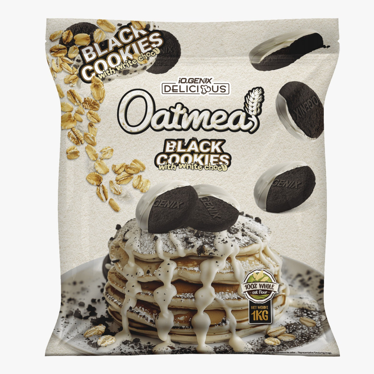 IO Genix Farine d'Avoine - Black Cookies & White Choco