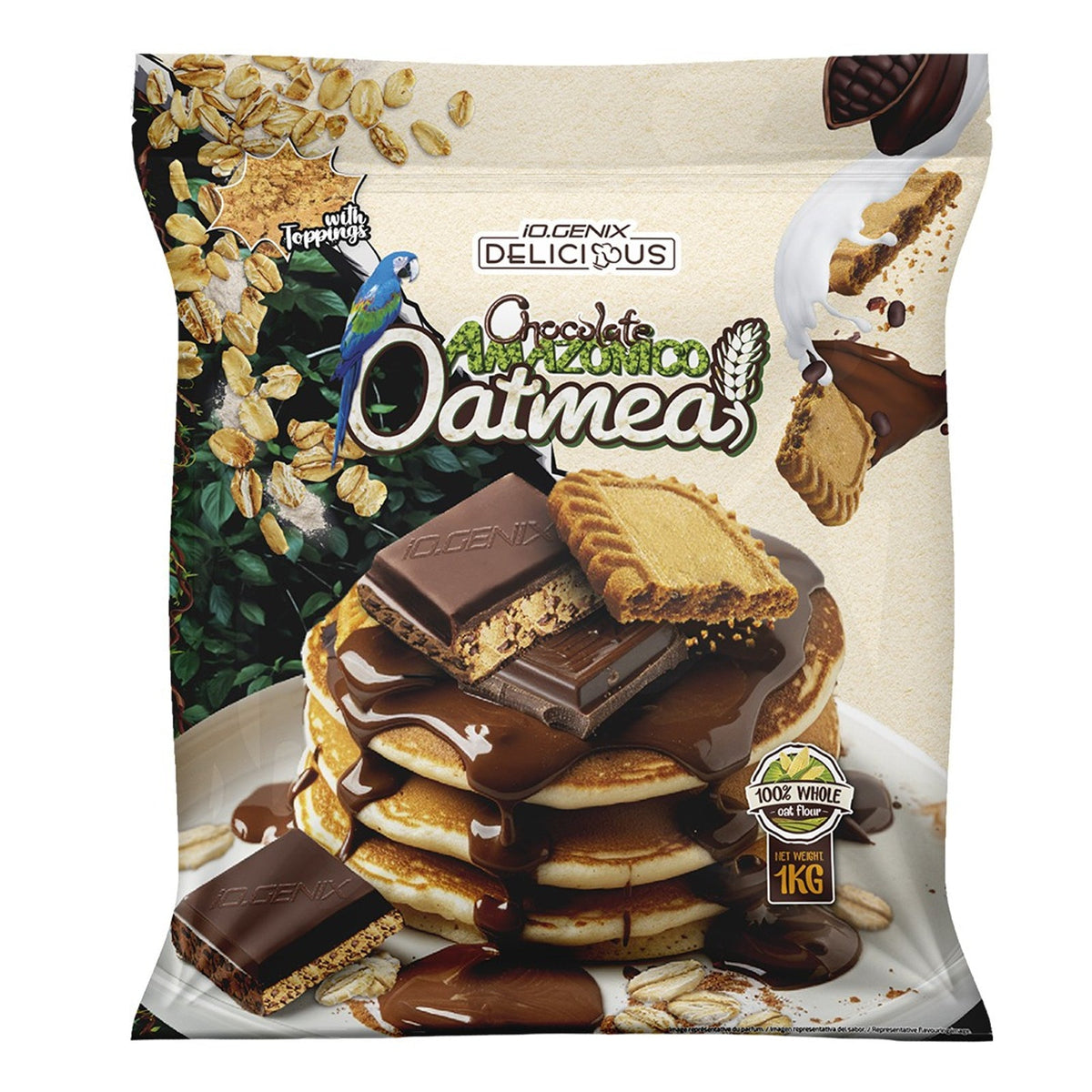 IO Genix Farine d'Avoine - Chocolat Amazonien