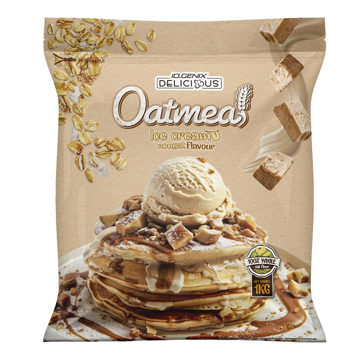 IO Genix Farine d'Avoine - Ice Cream Nougat