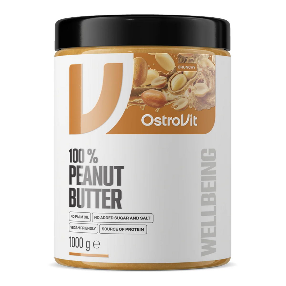 OstroVit 100% Peanut Butter 1 kg — Avec morceaux