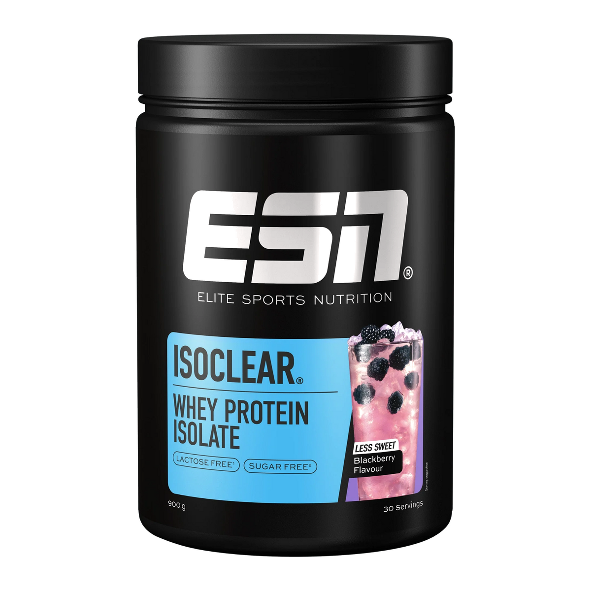 ESN Clear Whey Isolate Blackberry Less Sweet