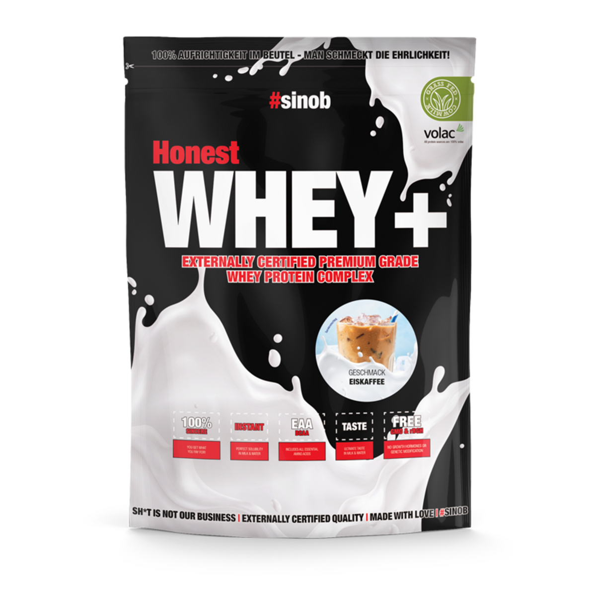 Sinob Honest Whey 820 g Café Glacé