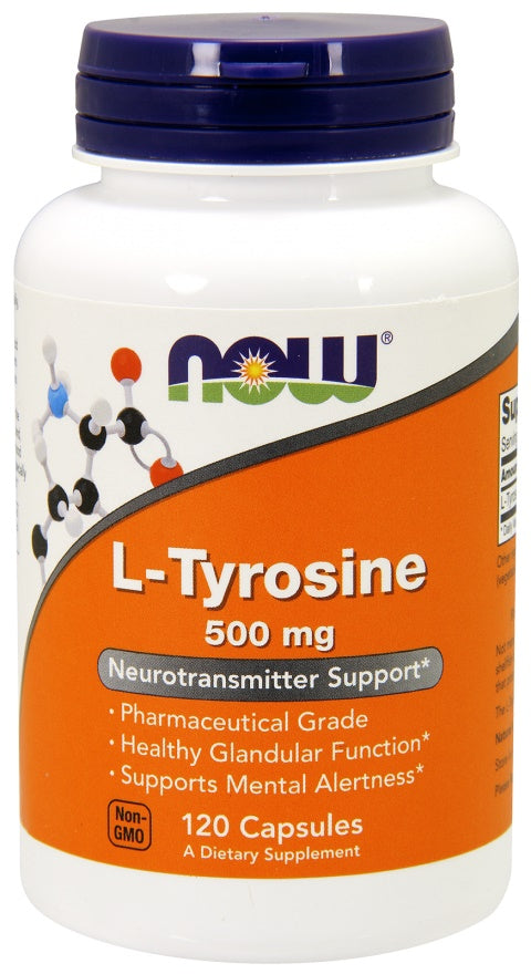 1-L-Tyrosine, 500mg - 120 caps 1