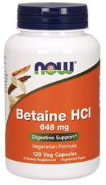 1-Betaine HCl, 648mg - 120 vcaps 1