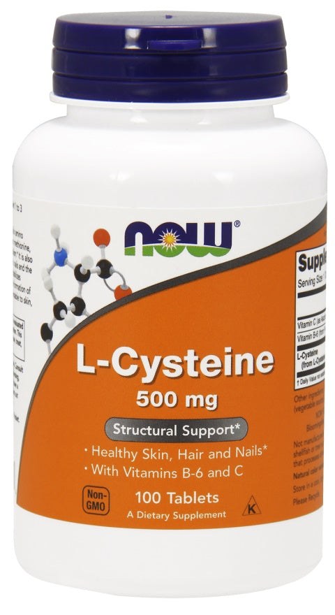 1-L-Cysteine, 500mg - 100 tablets 1