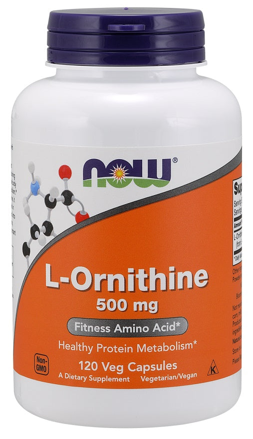 1-L-Ornithine, 500mg - 120 vcaps 1