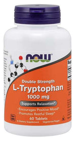 1-L-Tryptophan, 1000mg Double Strength - 60 tablets 1