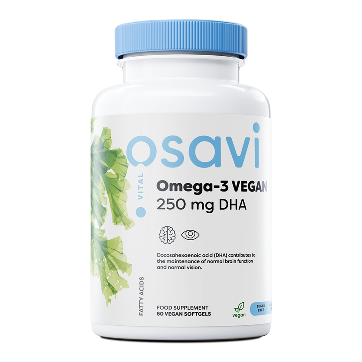Osavi Oméga-3 végétal 250 mg DHA, flacon de 60 capsules
