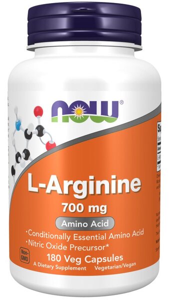 1-L-Arginine, 700mg - 180 vcaps 1