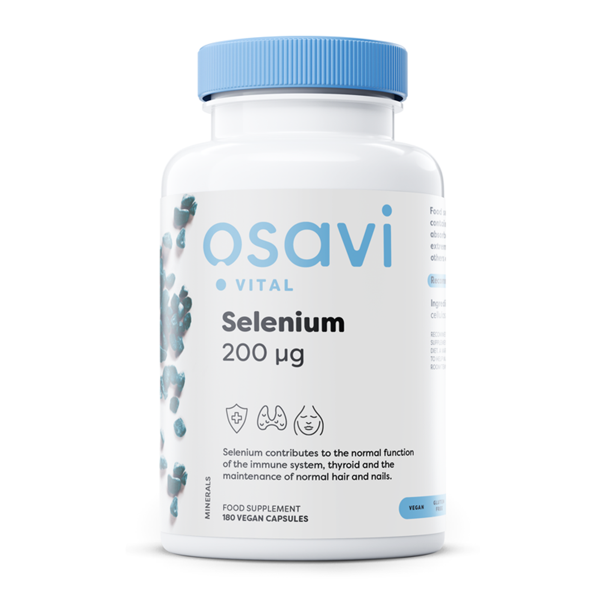 Osavi Sélénium 200 µg, flacon de 180 gélules