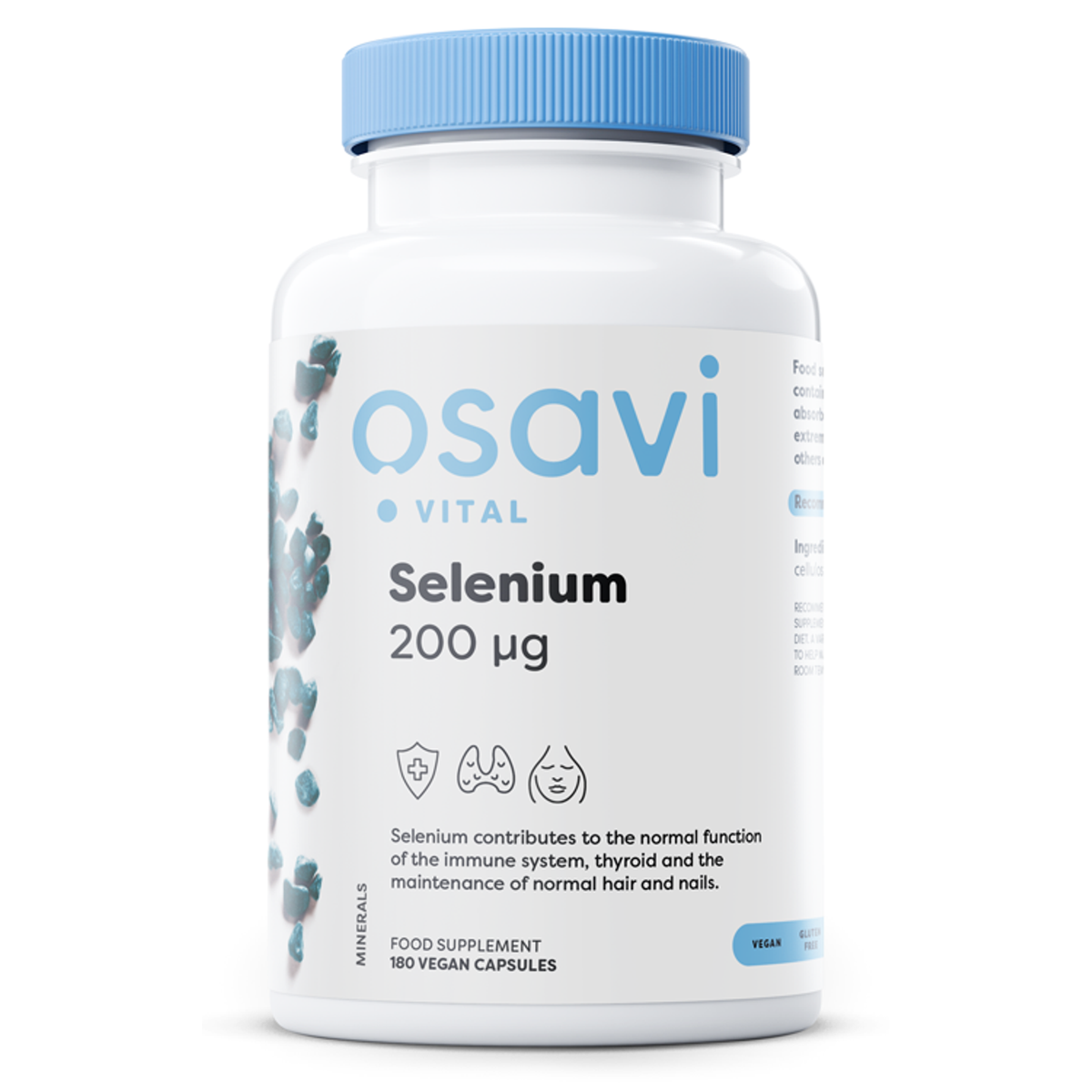 Osavi Sélénium 200 µg, flacon de 180 gélules