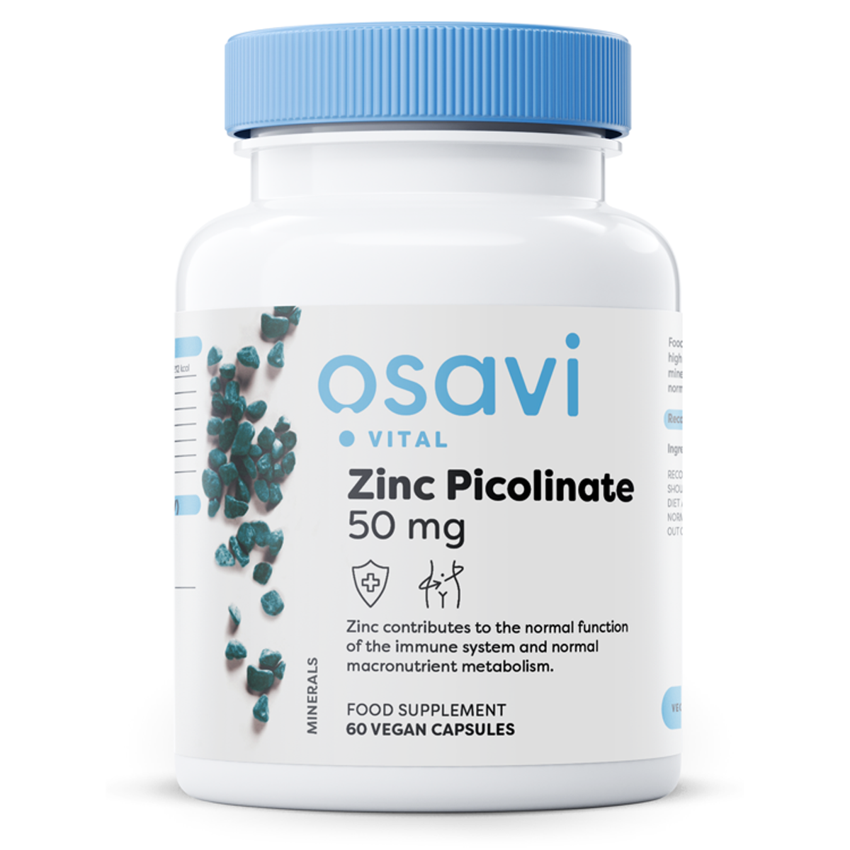 Osavi Zinc picolinate 50 mg, flacon de 60 gélules