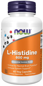 1-L-Histidine, 600mg - 60 vcaps 1