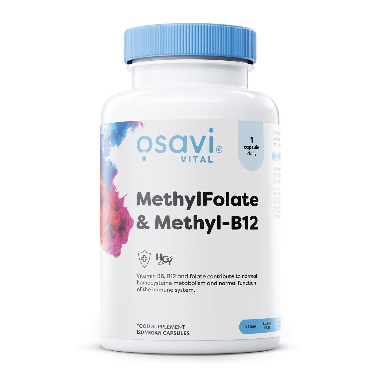 Osavi Méthylfolate & Méthyl-B12, flacon de 120 gélules