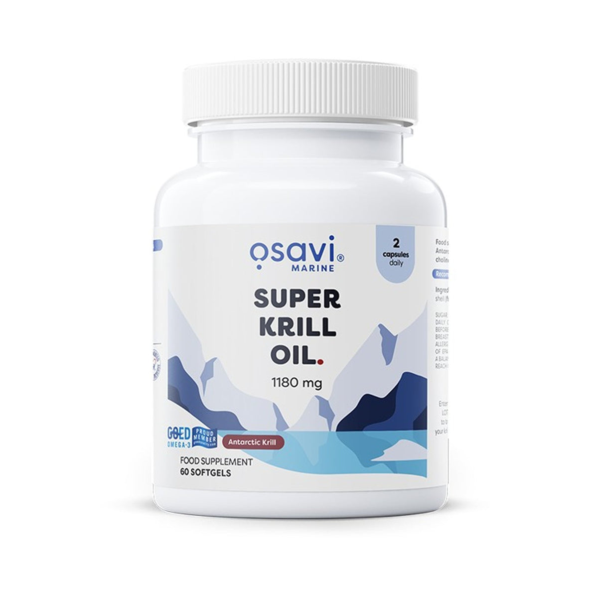Osavi Huile de krill 1180 mg, flacon de 60 capsules