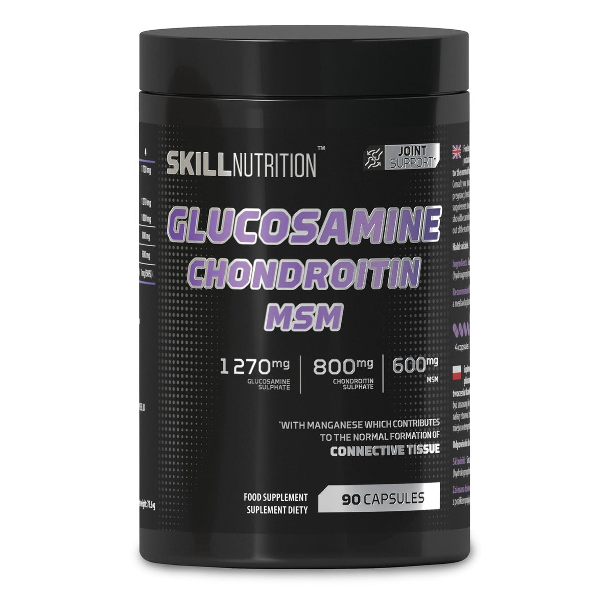 Skill Nutrition Glucosamine, Chondroïtine et MSM — autre vue