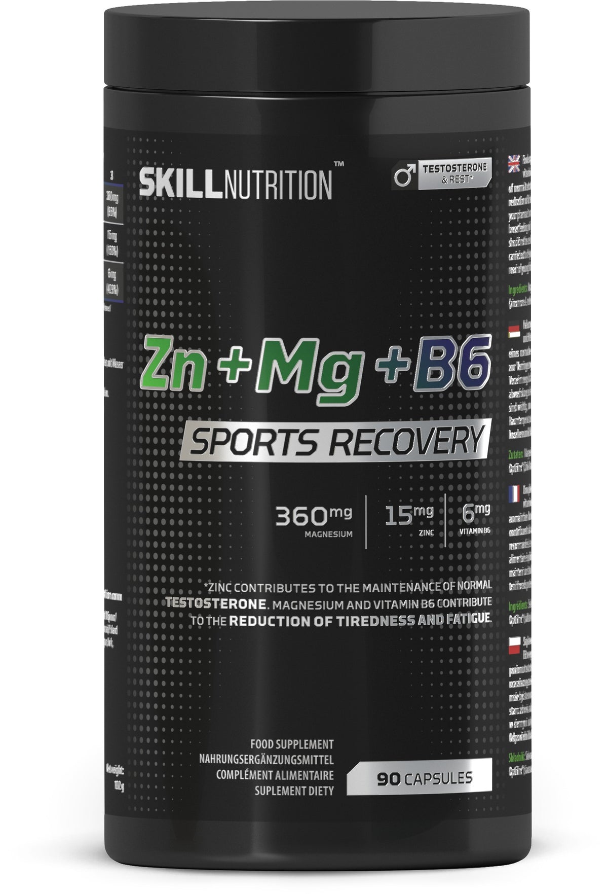 1-Zn + Mg + B6, Sports Recovery - 90 caps 1