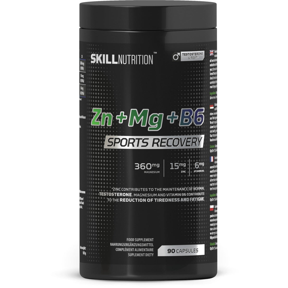 Skill Nutrition Zinc, Magnésium et B6