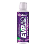Bouteille d'Evogen EVP AQ, glycérol liquide, saveur Juicy Grape