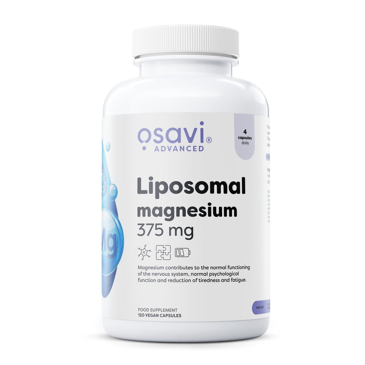 Osavi Magnésium liposomal 375 mg, flacon de 120 gélules