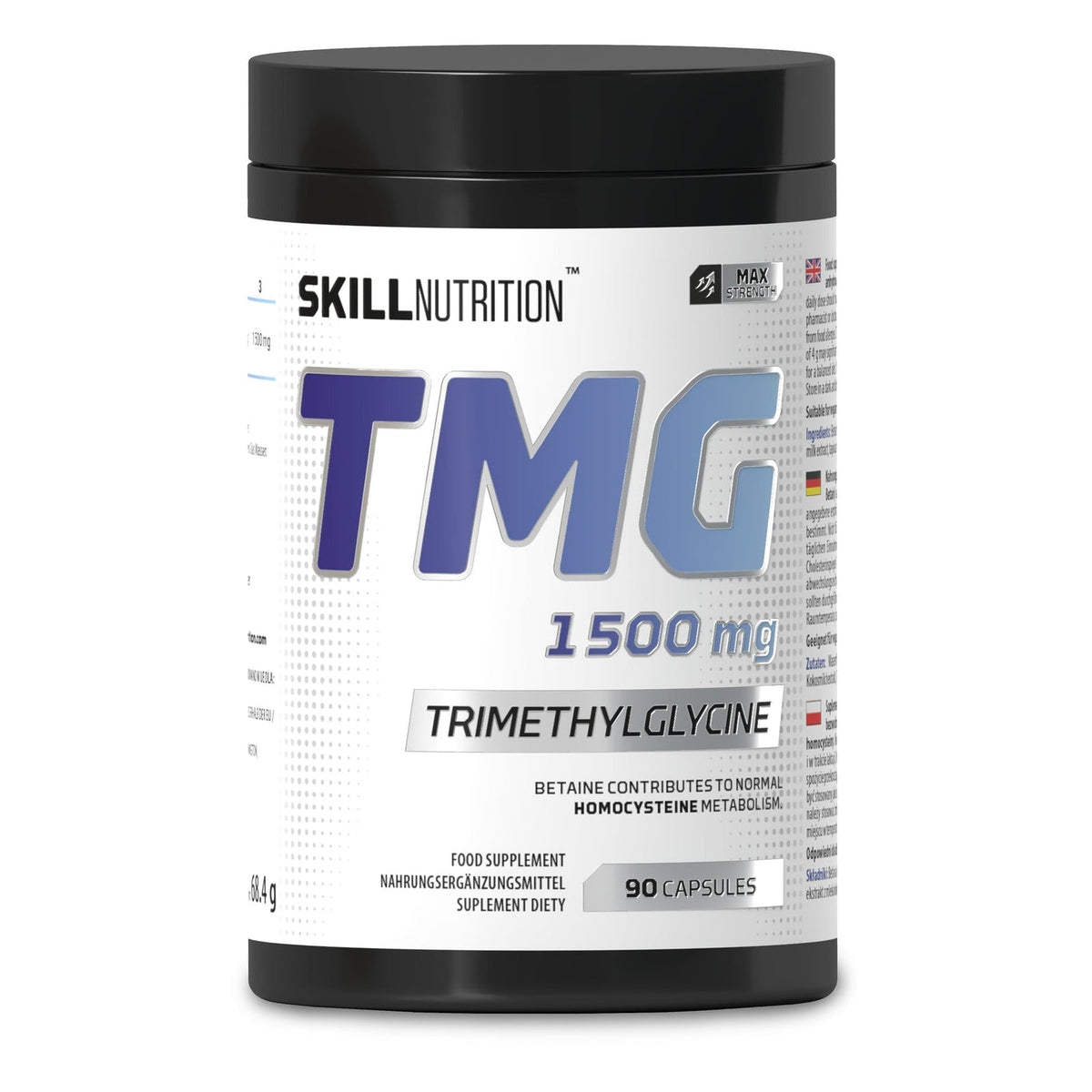 Skill Nutrition TMG Triméthylglycine 1500 mg — 90 gélules