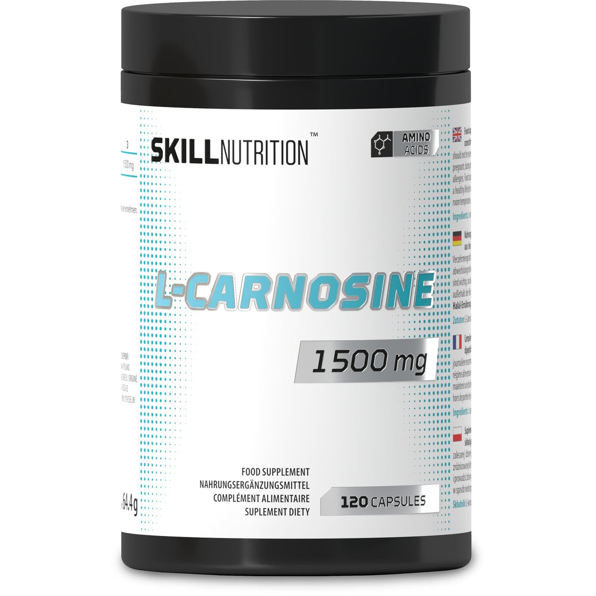 Skill Nutrition L-Carnosine 1500 mg — autre vue