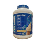Pot d'Evogen Evofusion, mélange de trois protéines, saveur Vanille Glacée