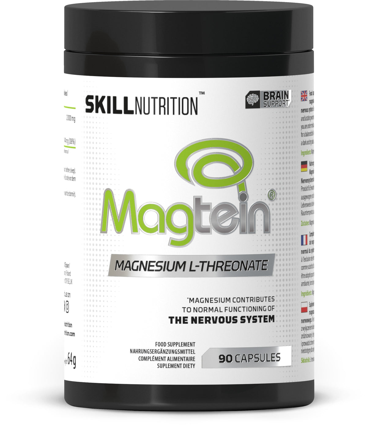 1-Magtein, Magnesium L-Threonate - 90 caps 1