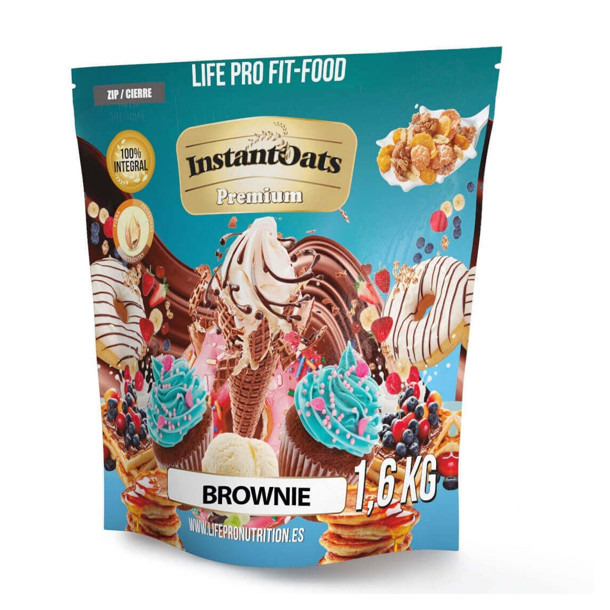 Life Pro Instant Oats Brownie 1,6 kg