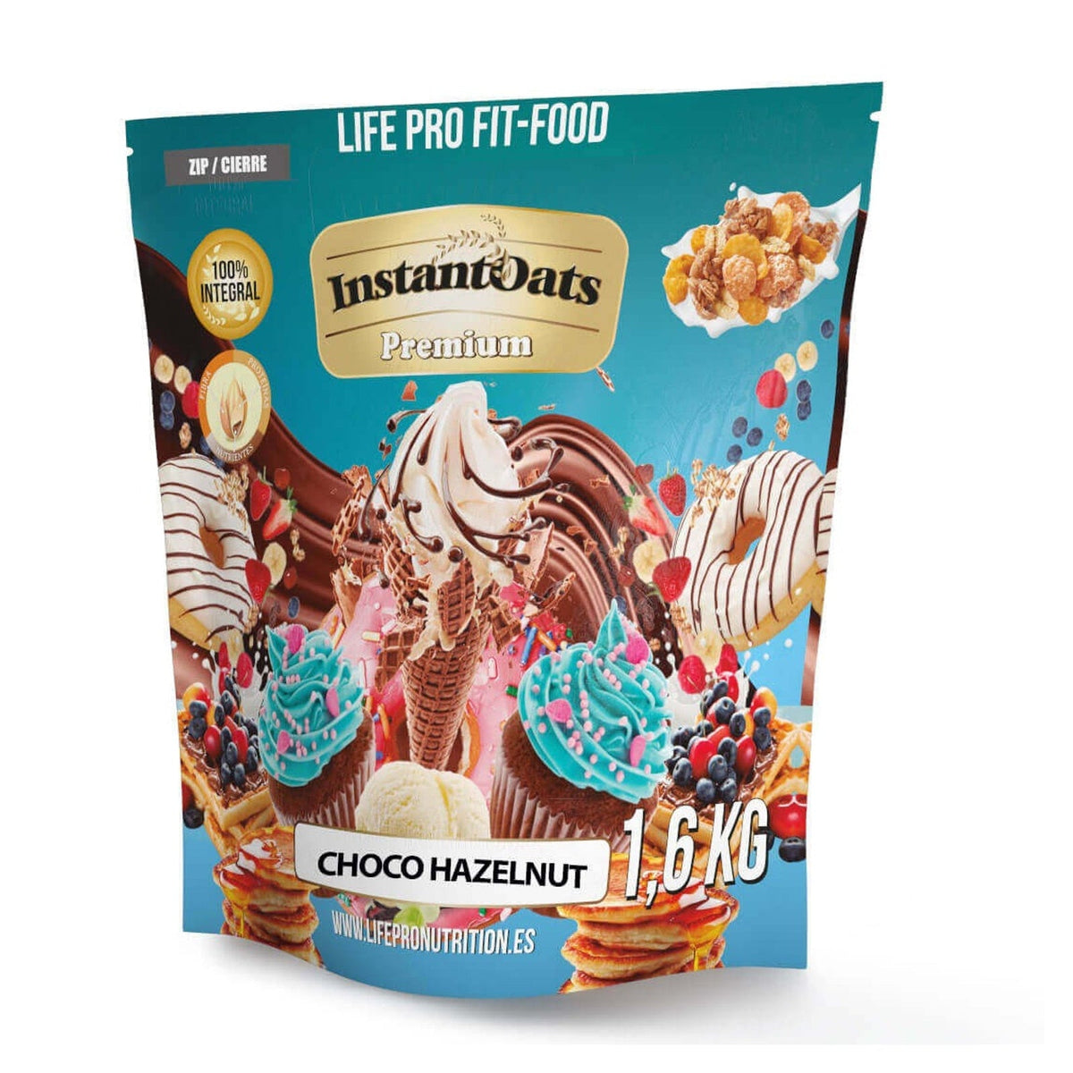Life Pro Instant Oats Choco Hazelnut 1,6 kg
