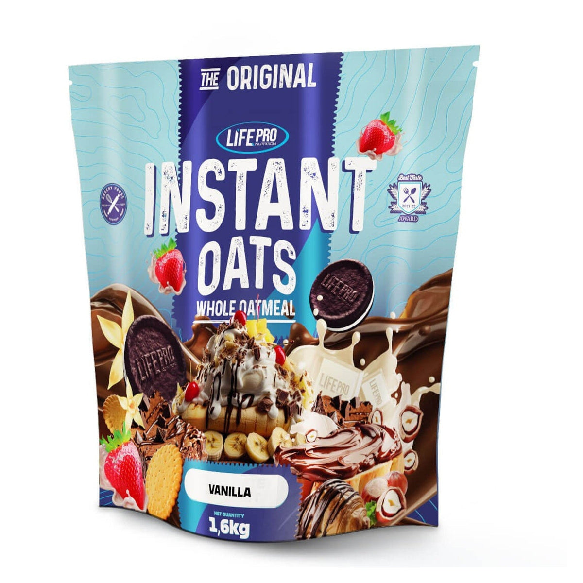 Life Pro Instant Oats Vanille 1,6 kg