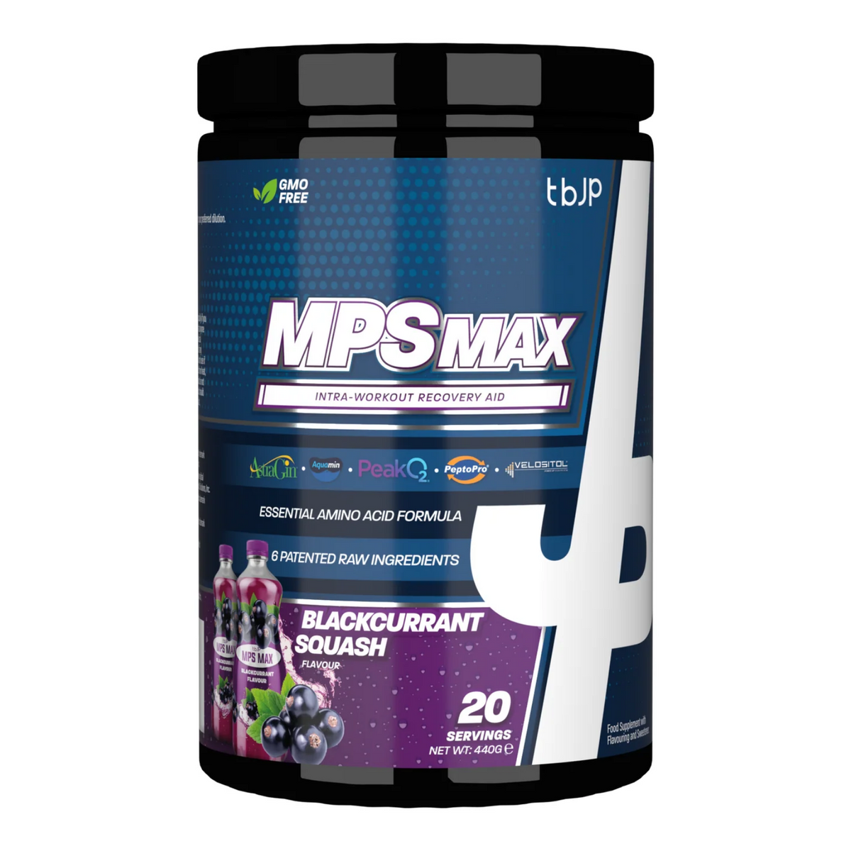 Trained by JP MPS MAX Blackcurrant Squash