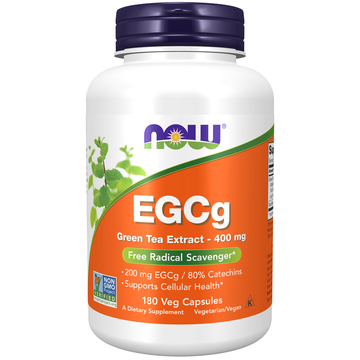 NOW Foods EGCg Thé Vert 400 mg 180 gélules