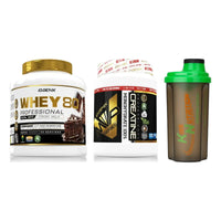 Pack débutant : Whey 80 Professional, créatine monohydrate et shaker