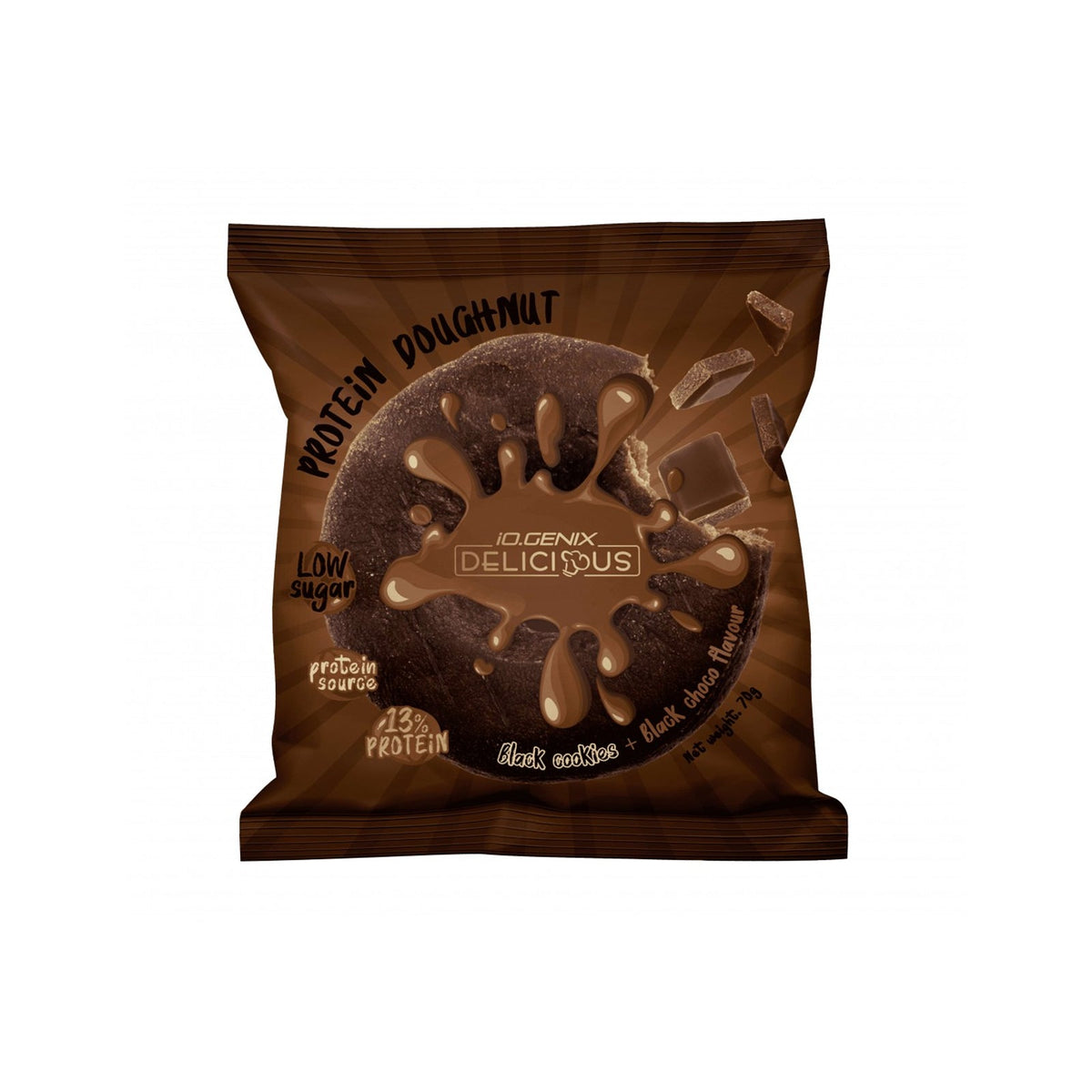 IO Genix Protein Doughnut - Black Cookies & Black Choco