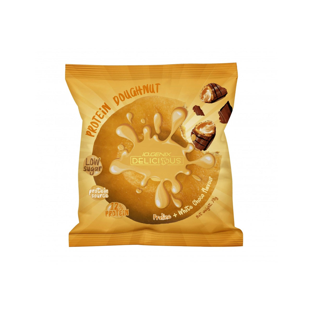 IO Genix Protein Doughnut - Praliné & White Choco