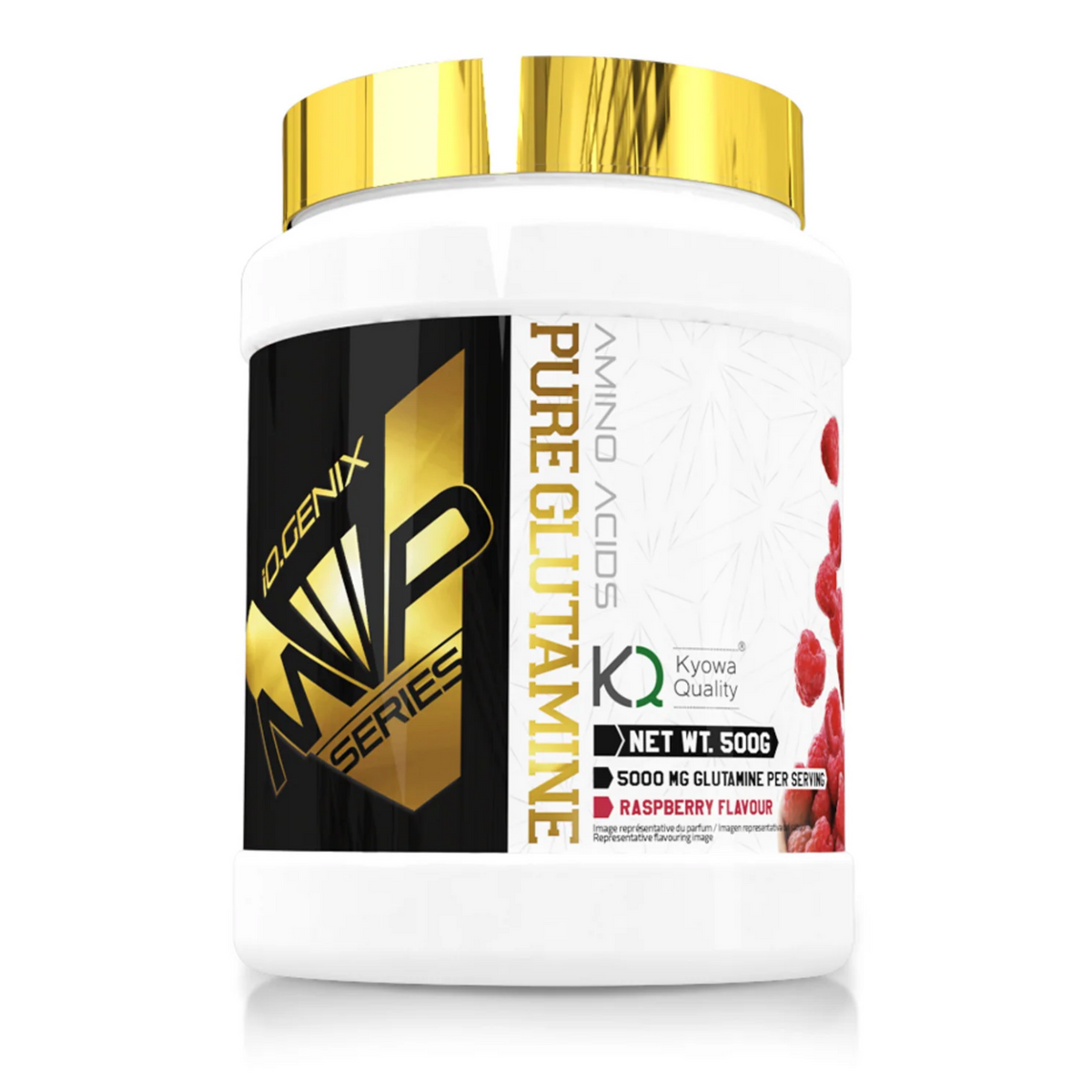 IO Genix Glutamine Kyowa 500 g - Framboise