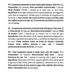 IO Genix R-ALA 250 mg - acide alpha-lipoïque R en gélules