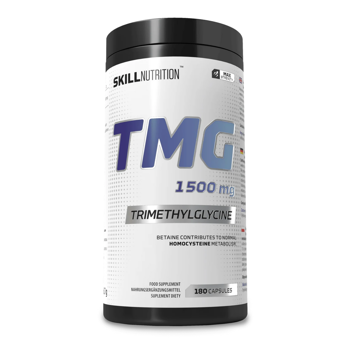 Skill Nutrition TMG Triméthylglycine 1500 mg 180 gélules