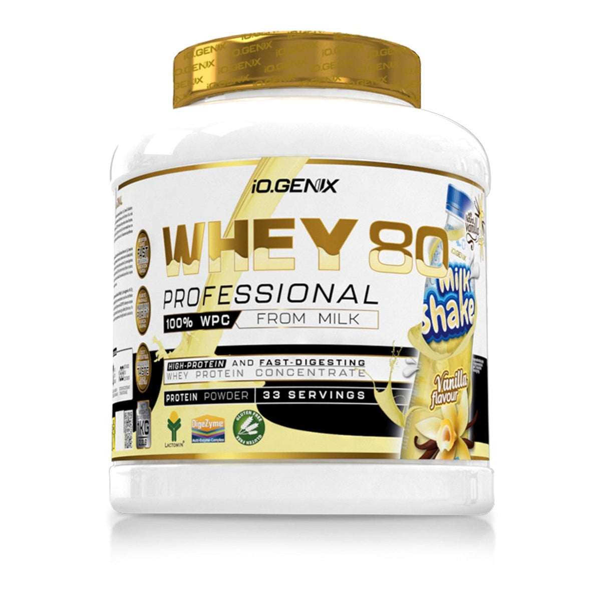 IO Genix Whey 80 Professional - Milkshake Vanille