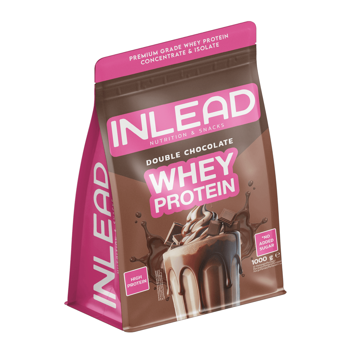 INLEAD Whey Protein 1 kg — Double chocolat