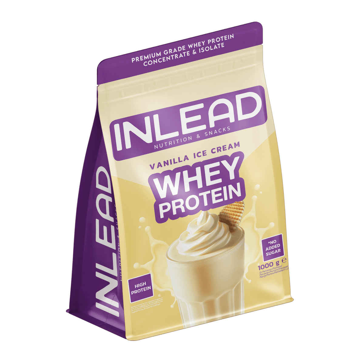 INLEAD Whey Protein 1 kg — Vanille glacée