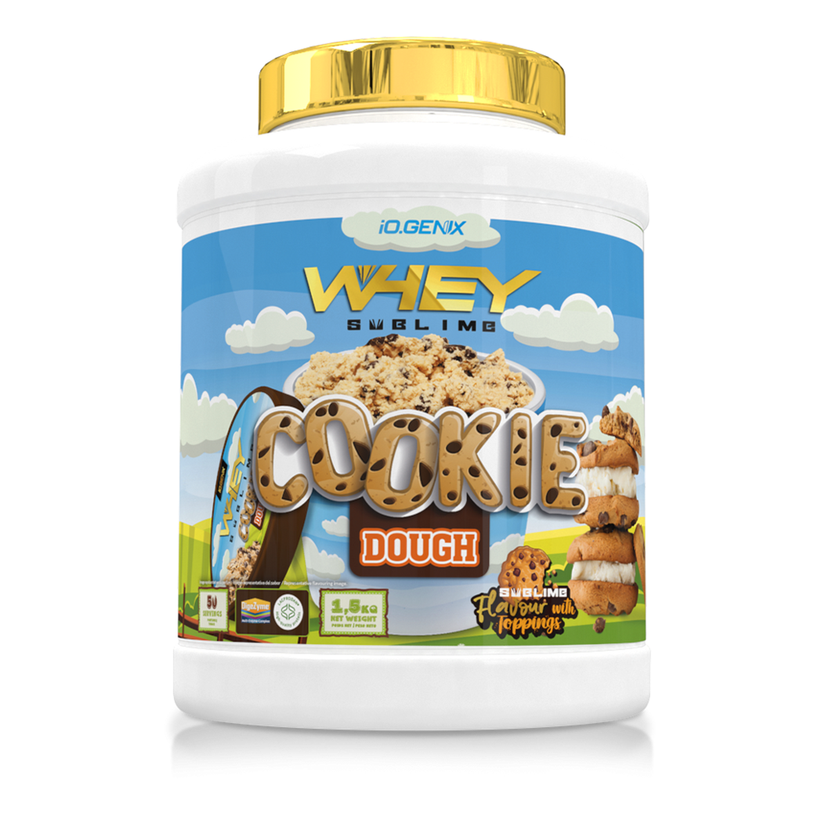 IO Genix Whey Sublime 1,5 kg - Cookie Dough