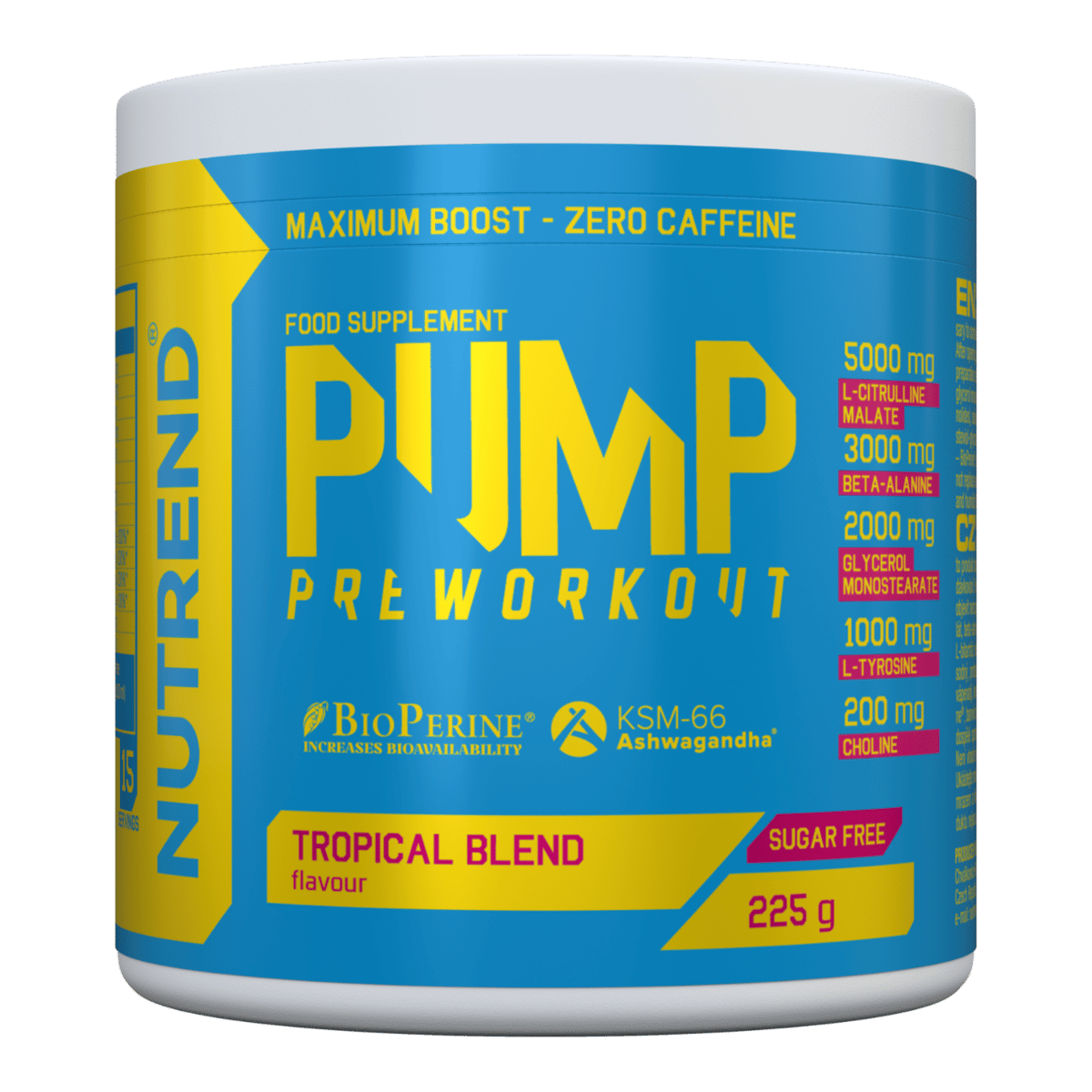 Nutrend Pump Pre Workout - pot gout tropical